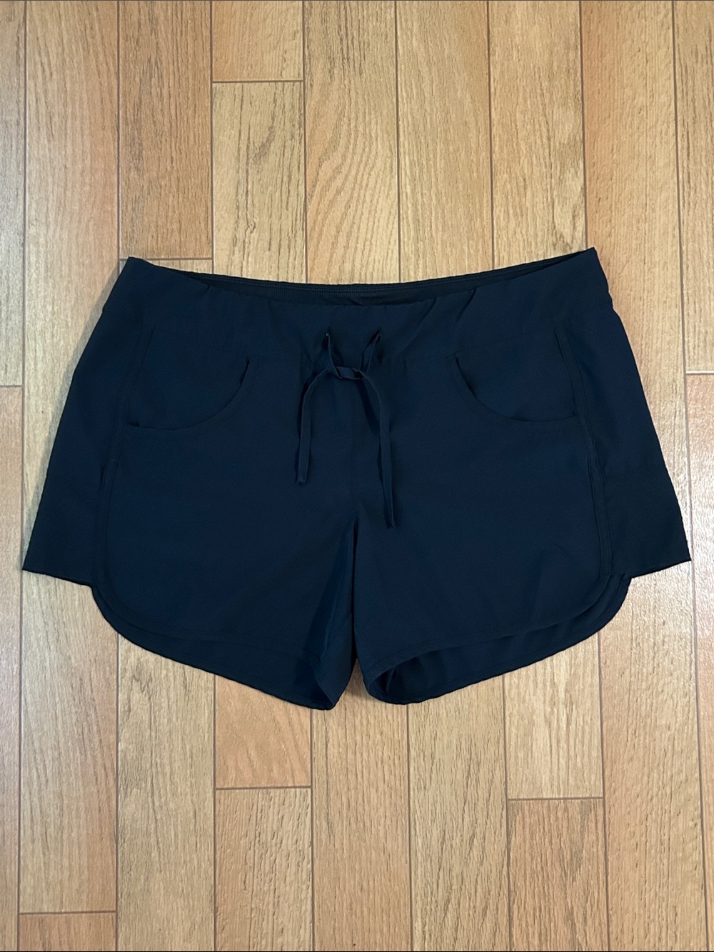 Women’s Black Drawstring Active Shorts